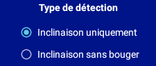 1. Type de détection